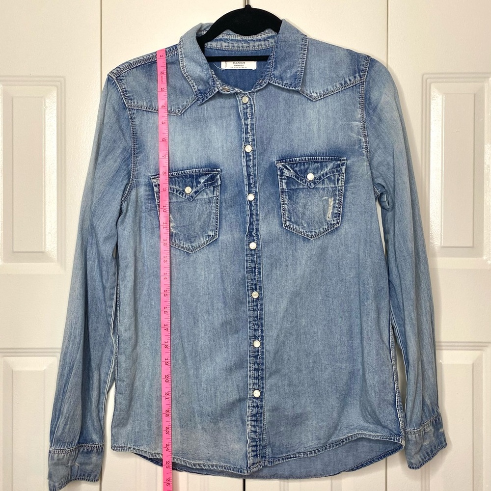 Women's Light Blue Denim Shirt